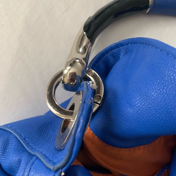 suede blue bag - Picture 5 of 8